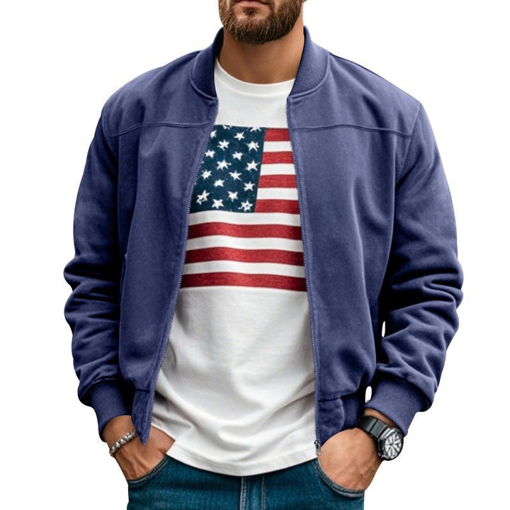 Men's bomber jacket with modern fit and practical pockets Lune London