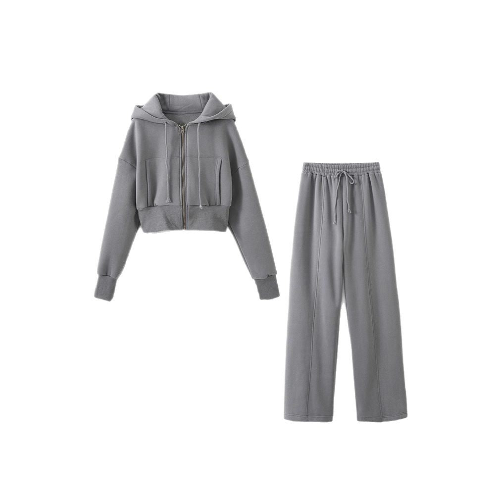 Lune London women's cropped hoodie set and jogger pants