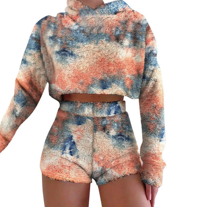 Ladies comfortable hoodie and shorts set Lune London