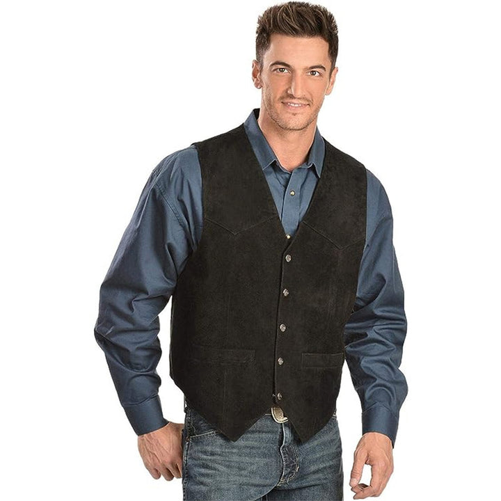 Elegant suede jacket for men with practical pockets and classic fit Lune London