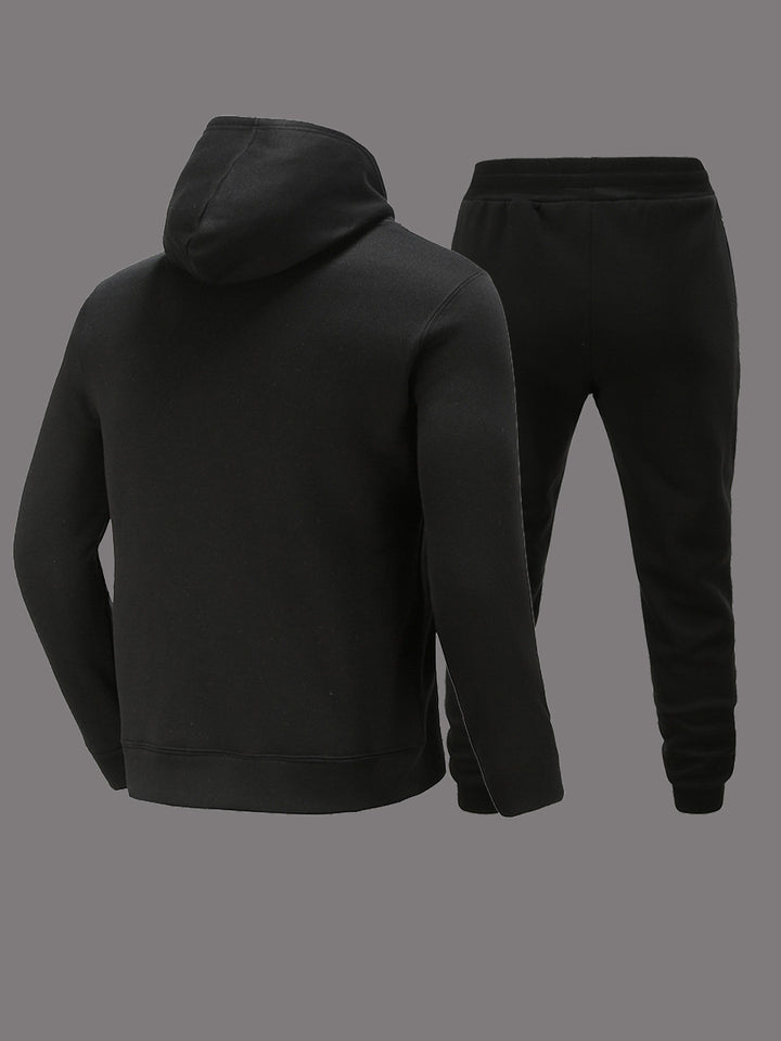 Hooded jacket and jogger pants set for women with a striking woven design Lune London