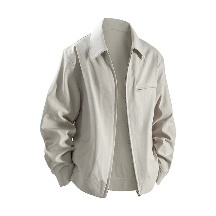 Casual transition jacket for men with practical pockets and modern fit Lune London