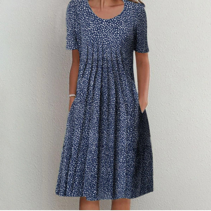 Chic and stylish women's floral casual maxi dress