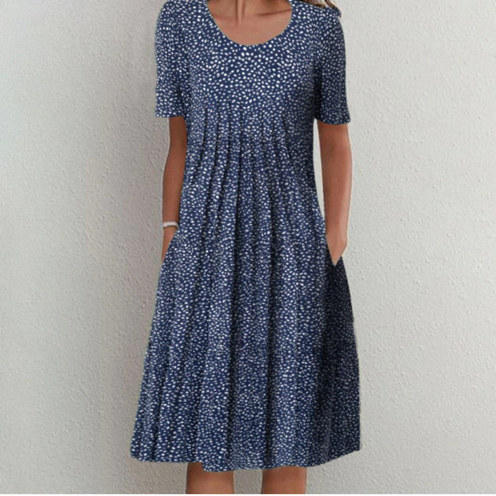 Chic and stylish women's floral casual maxi dress