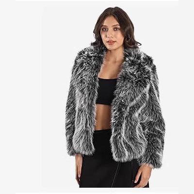 Ladies Faux Fur Jacket Lune London