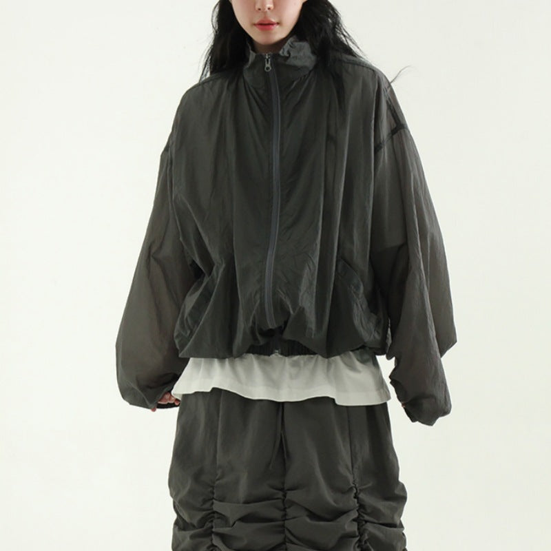 Women's sporty transitional jacket with a casual fit Chic & Stil