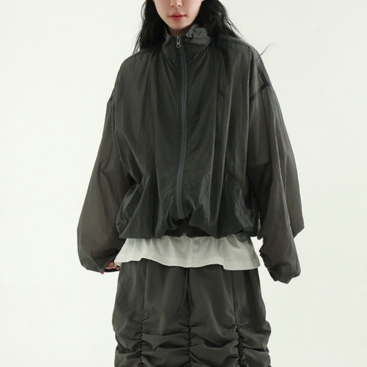 Women's sporty transitional jacket with a casual fit Chic & Stil