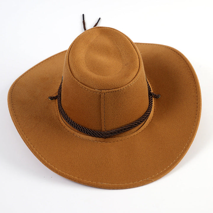 Ladies Outdoor Cowboy Hat Made of Soft Microfiber Suede with Drawstring Lune London
