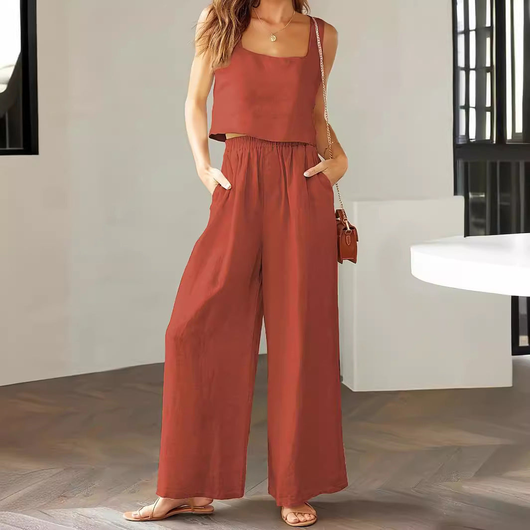 Casual outfit for women with wide legs and practical pockets Lune London