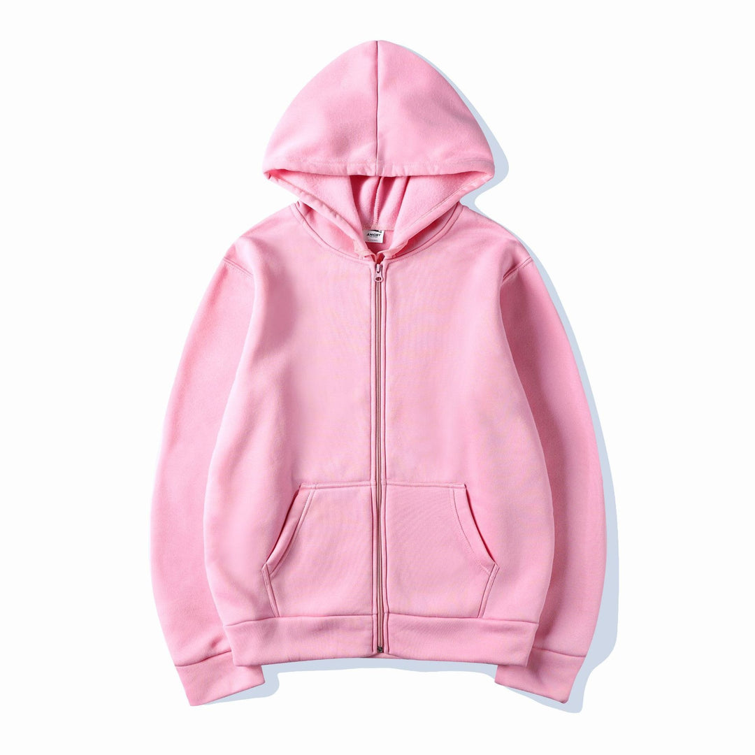 Hooded jacket for women with full zipper and practical front pockets Lune London
