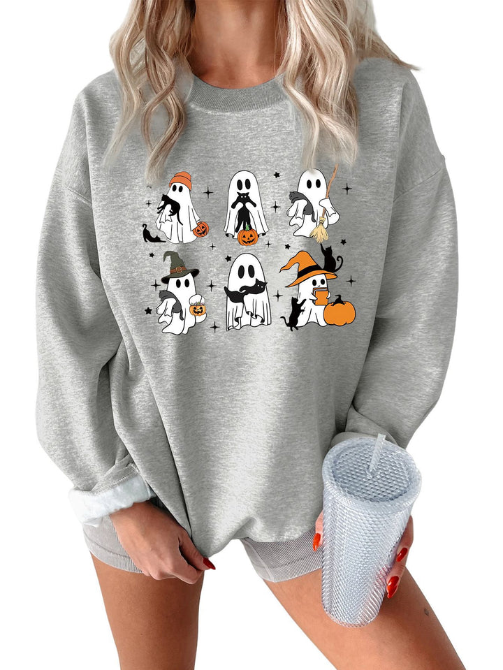Sweatshirt pour femmes avec motif d'horreur créatif Chic & Stil
