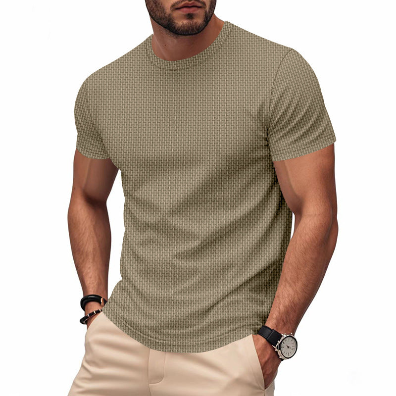 Men's short sleeve breathable T-shirt with stylish zip Lune London