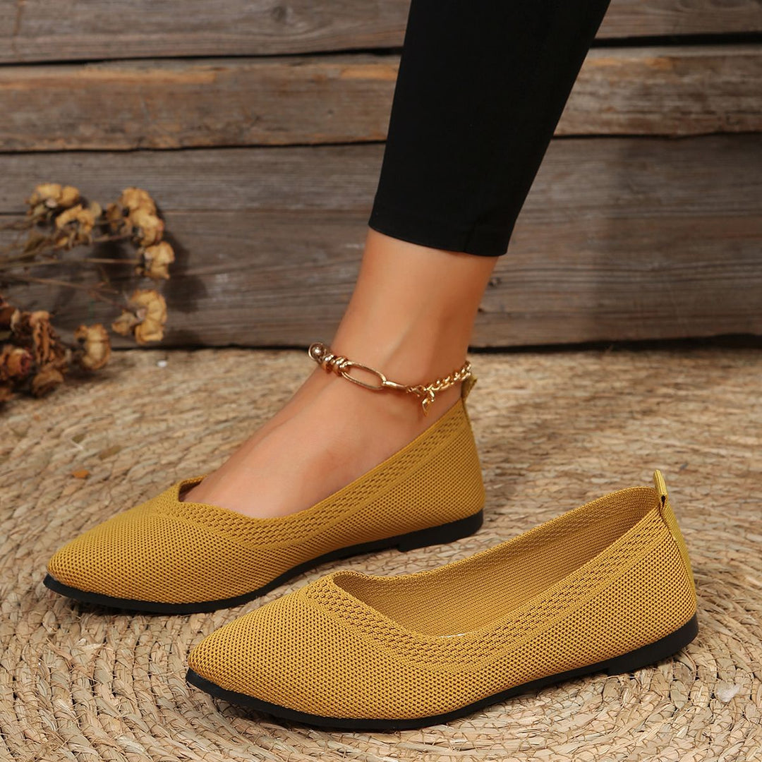 Ladies Breathable Mesh Ballerinas Lune London