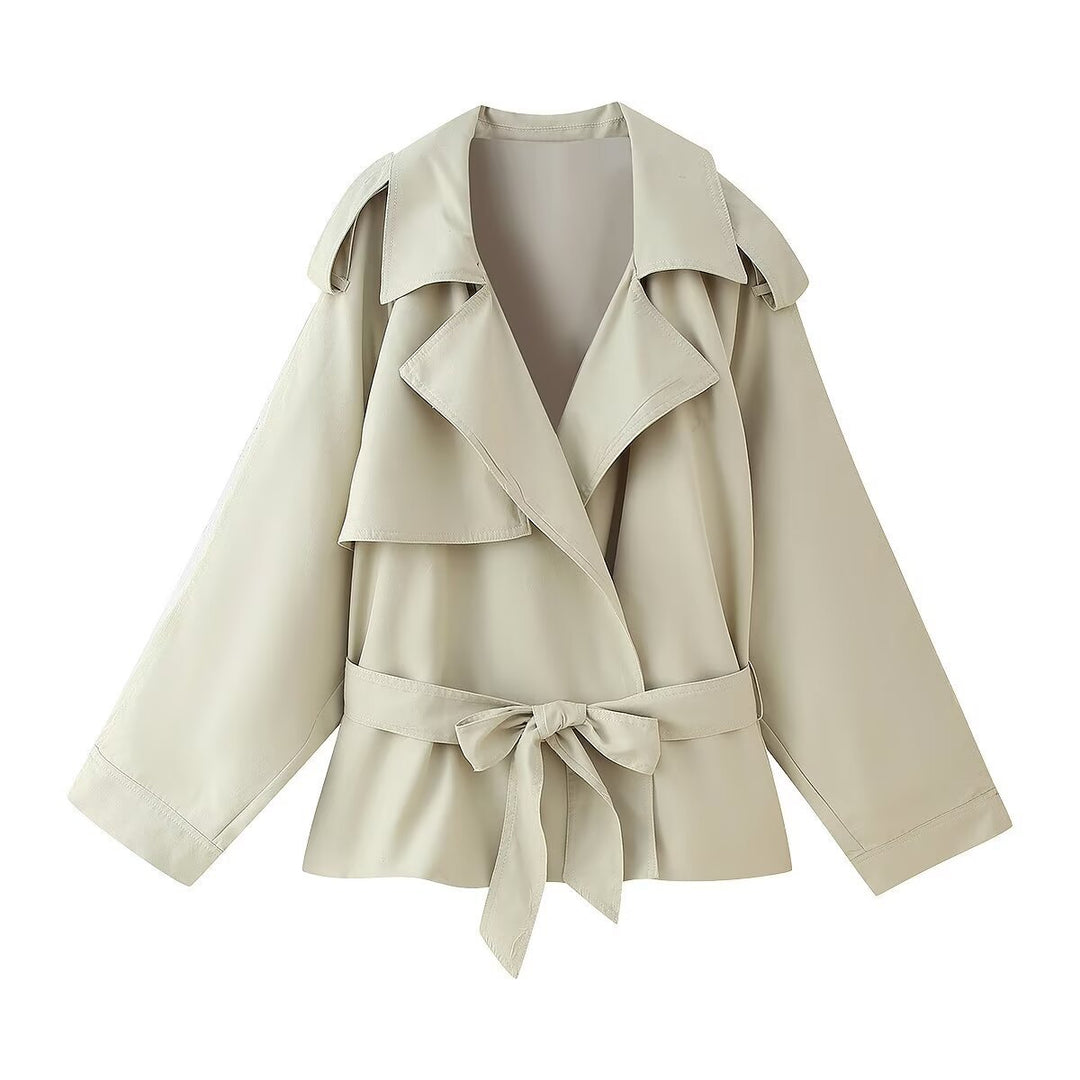 Manteau trench moderne pour femmes avec design cintré Lune London