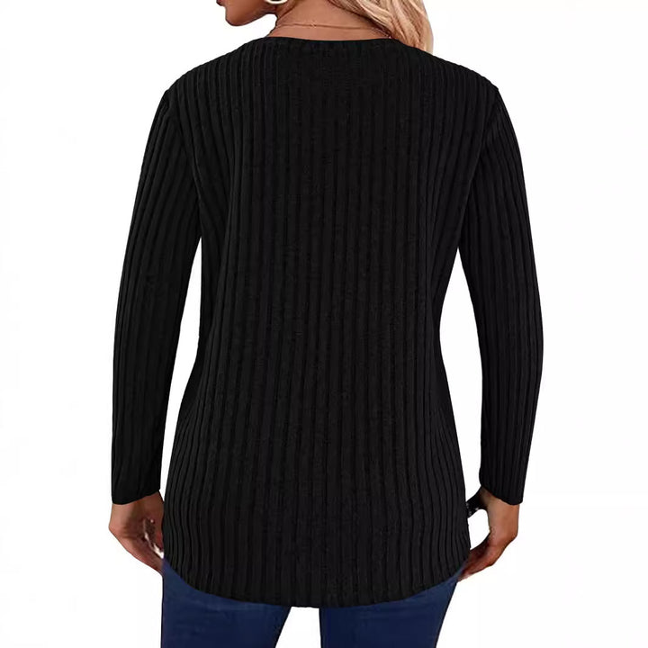 Knitted sweater for women with button details Lune London