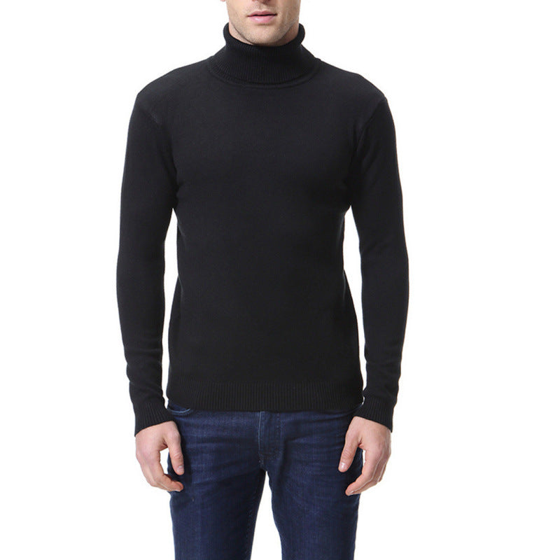 Elegant turtleneck sweater for men in high-quality cotton Lune London