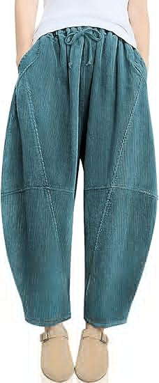 Pantalon de loisirs taille haute raffiné pour dames avec cordon de serrage Chic & Stil