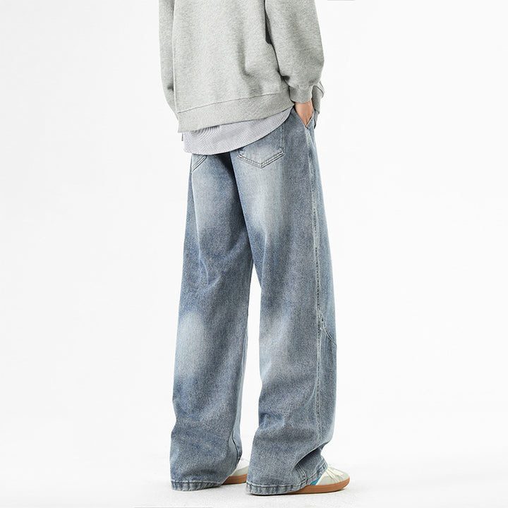 Wide high-waisted jeans for women with trendy details Lune London