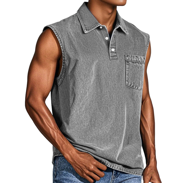Men sleeveless polo Lune London
