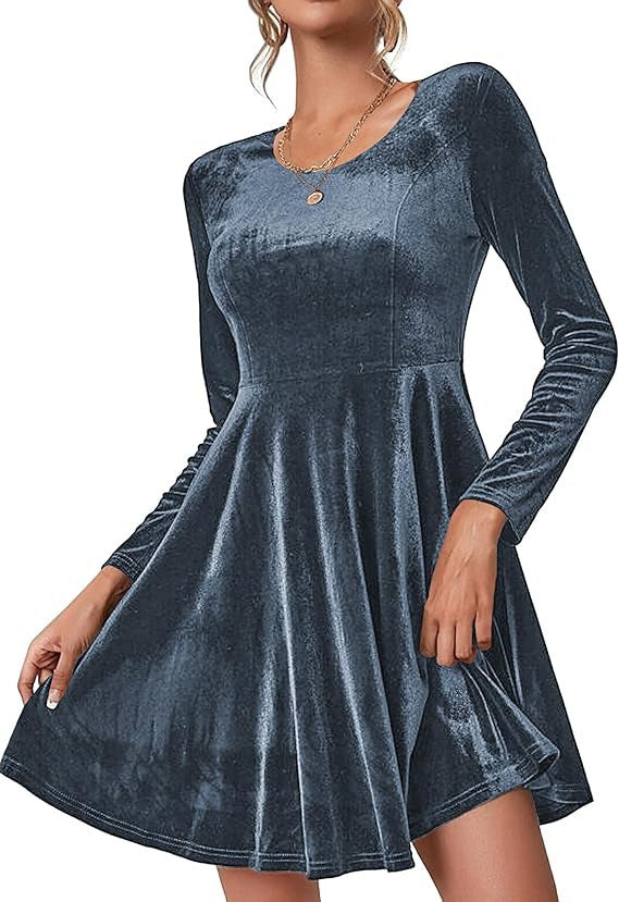 Women Velvet Dress Lune London