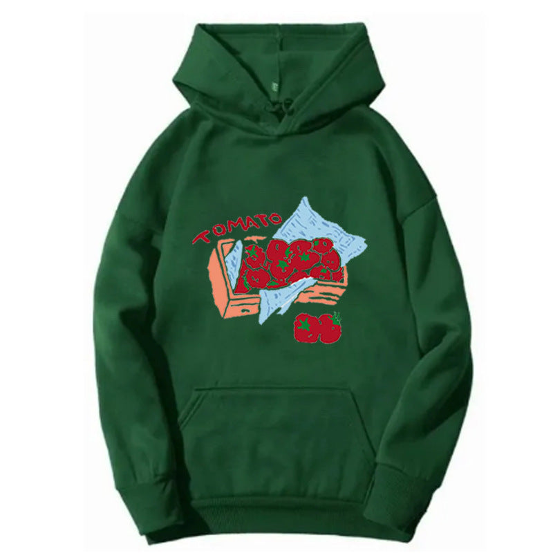 Women's hoodie with creative vegetable motif Chic & Stil