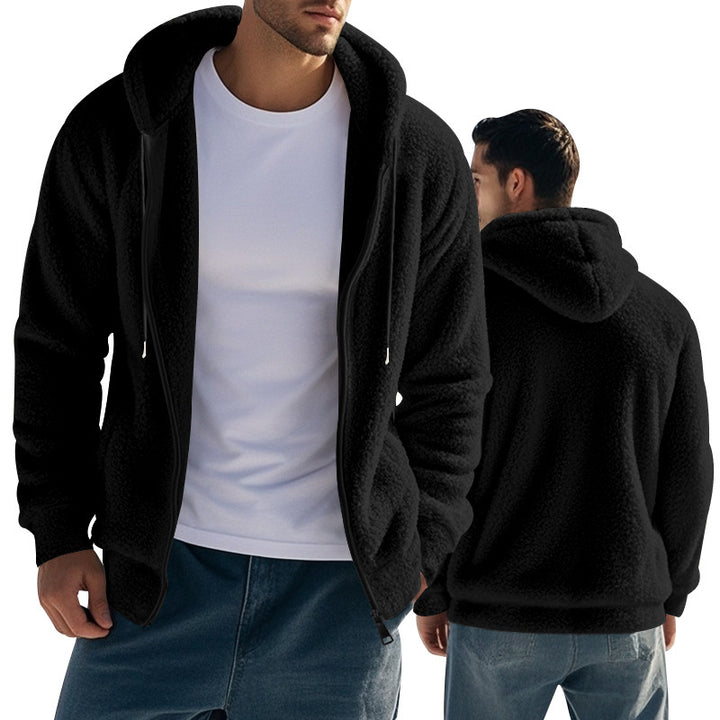 Men's fleece jacket with oversized cut Lune London