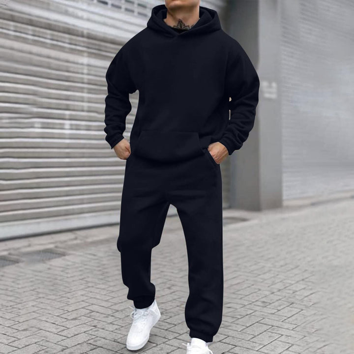 Men's Comfortable Hoodie Suit with Elastic Waistband and Practical Pockets Lune London