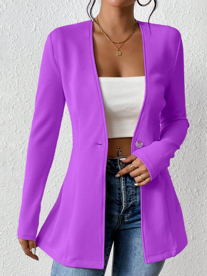 Elegant blazer jacket for women with asymmetric cut Lune London