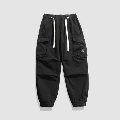 Pantalon cargo pour homme avec taille élastique et de nombreuses poches Chic und Stil
