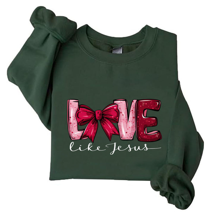 Sweat-shirt pour femmes avec un design de cœur créatif et un imprimé ludique Chic & Stil