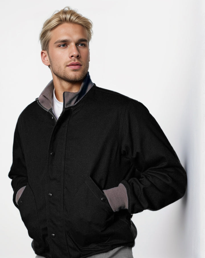 Elegant transition jacket for men with two pockets Lune London