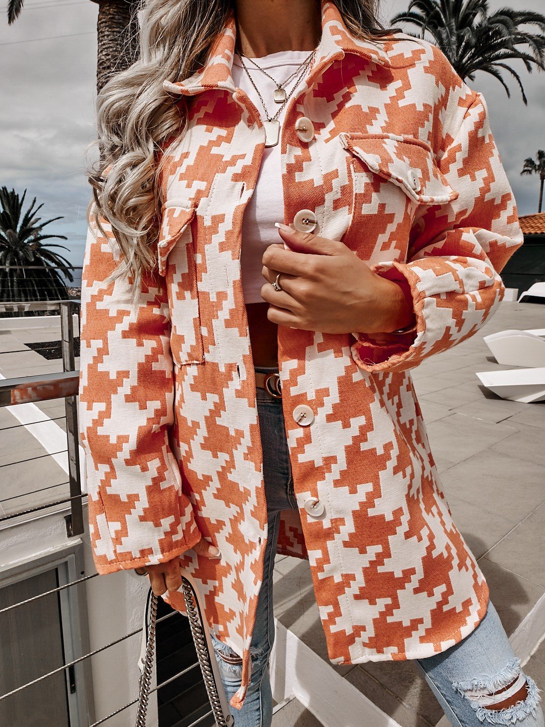 Dames Chemise à carreaux Chic & Stil
