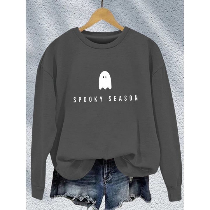 Women's sweatshirt with casual spooky design and soft inner fleece Lune London