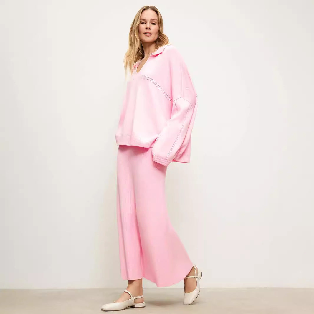 Femme Pull en tricot doux avec motif en dentelle moderne Chic & Stil
