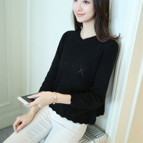 Pull tricoté décontracté pour femmes avec motif texturé Chic & Stil
