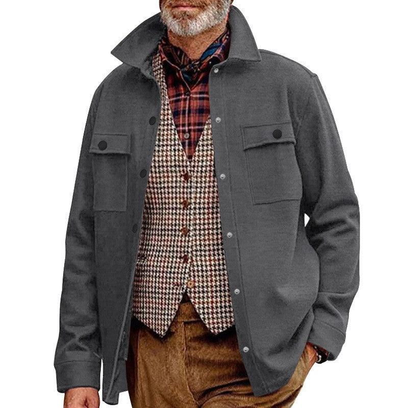 Casual outdoor jacket for men with practical pockets and modern fit Lune London