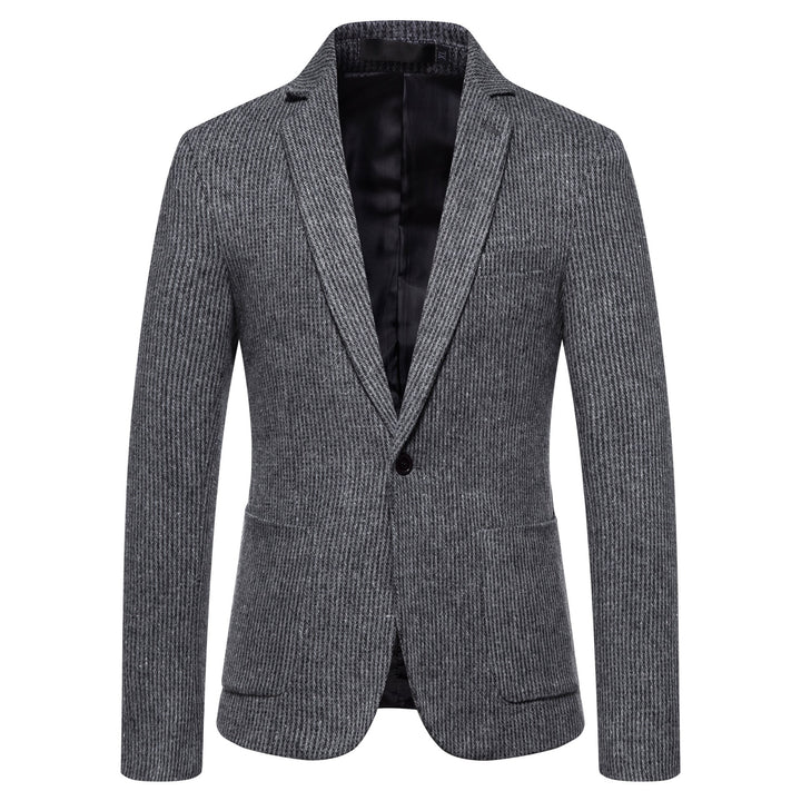 Elegant knitted blazer for men with structured design and slim fit Lune London