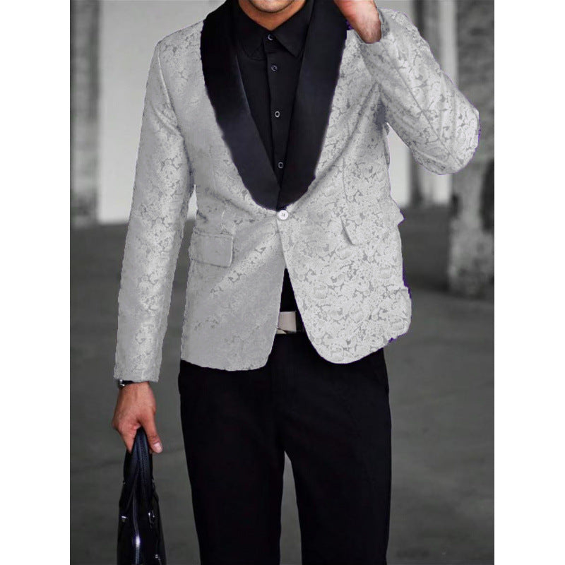 Luxury jacquard blazer for men Lune London