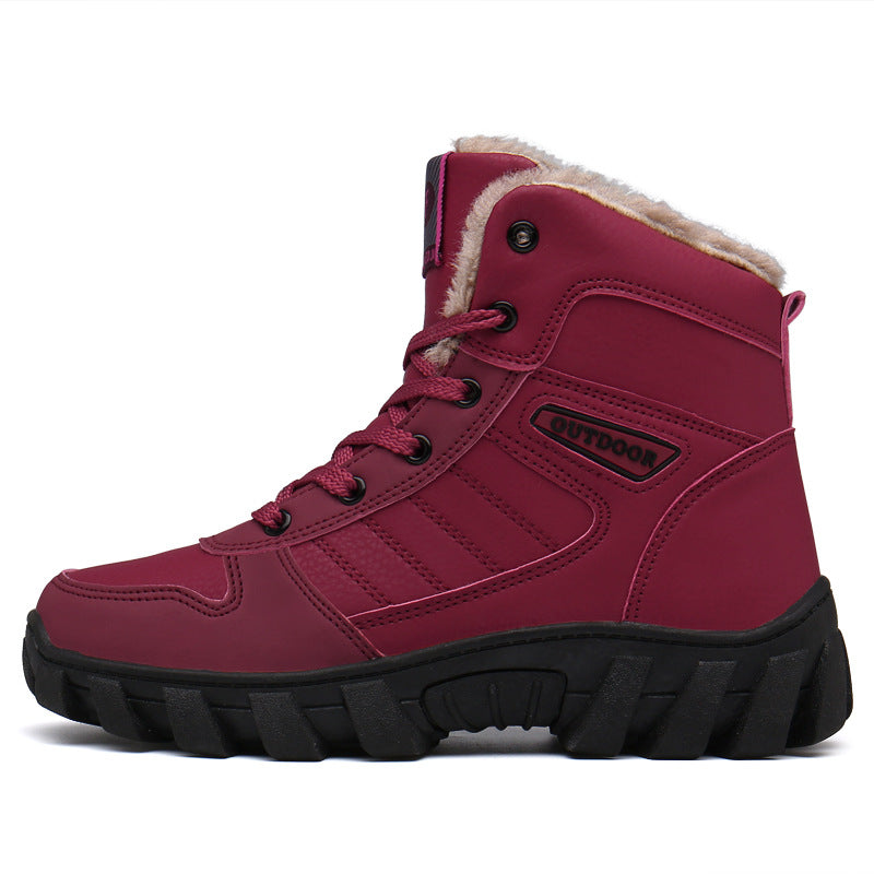 Insulated winter boots for women with slip-resistant molded sole Lune London