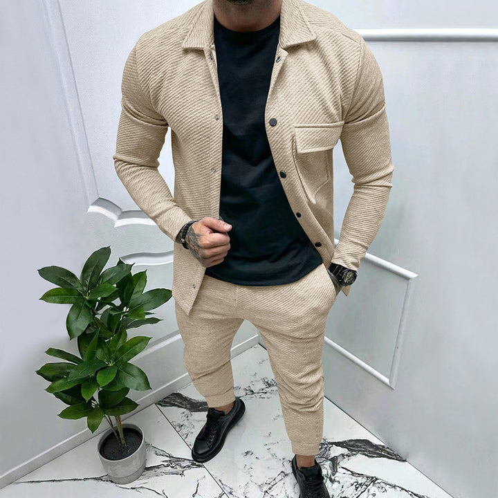 Casual jogging set for men with elastic waist and structured design Lune London