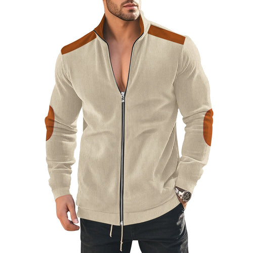 Sport leisure jacket for men in structured fabric with contrasting details Lune London
