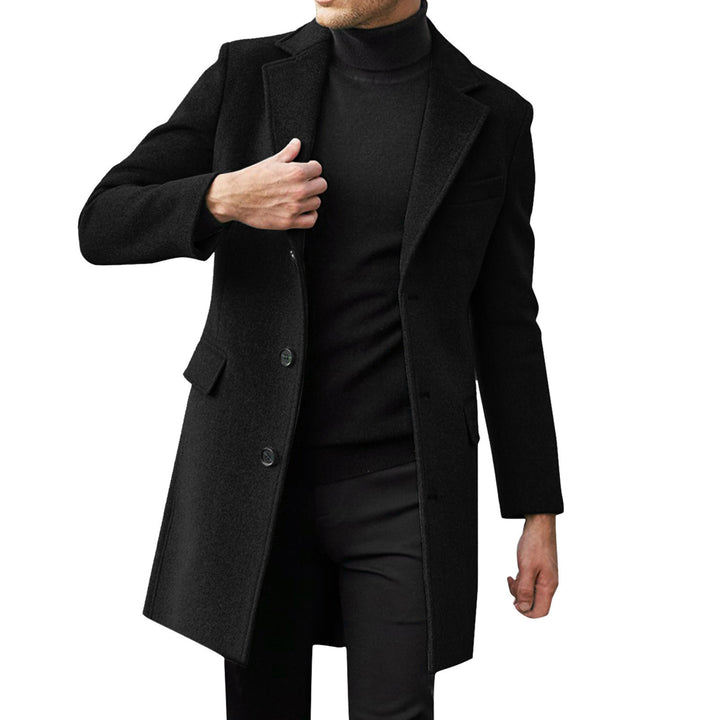 Elegant wool coat for men Lune London