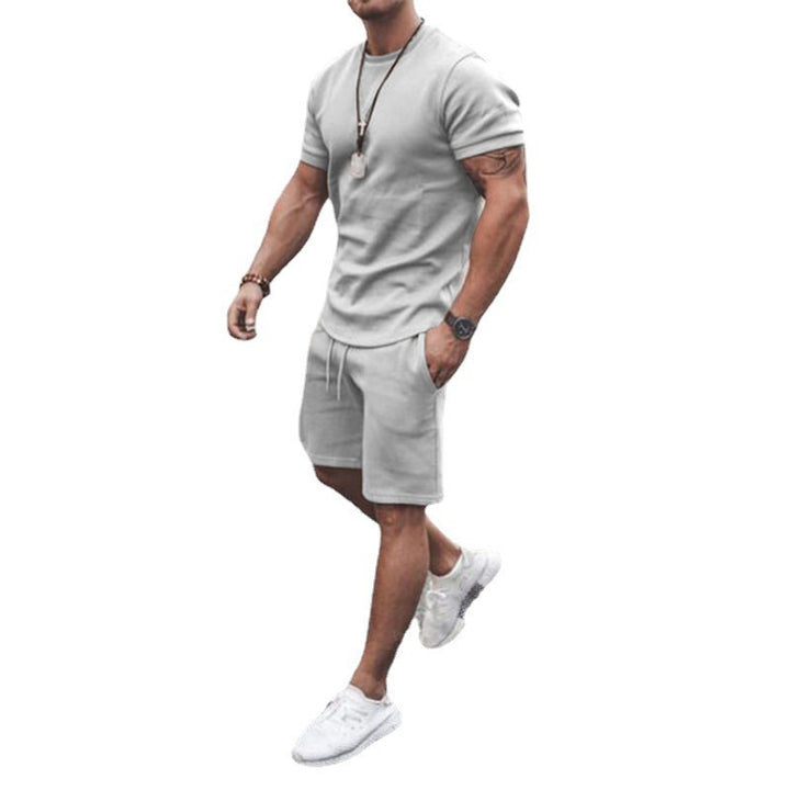 Men's summer sports set with breathable t-shirt and shorts Lune London