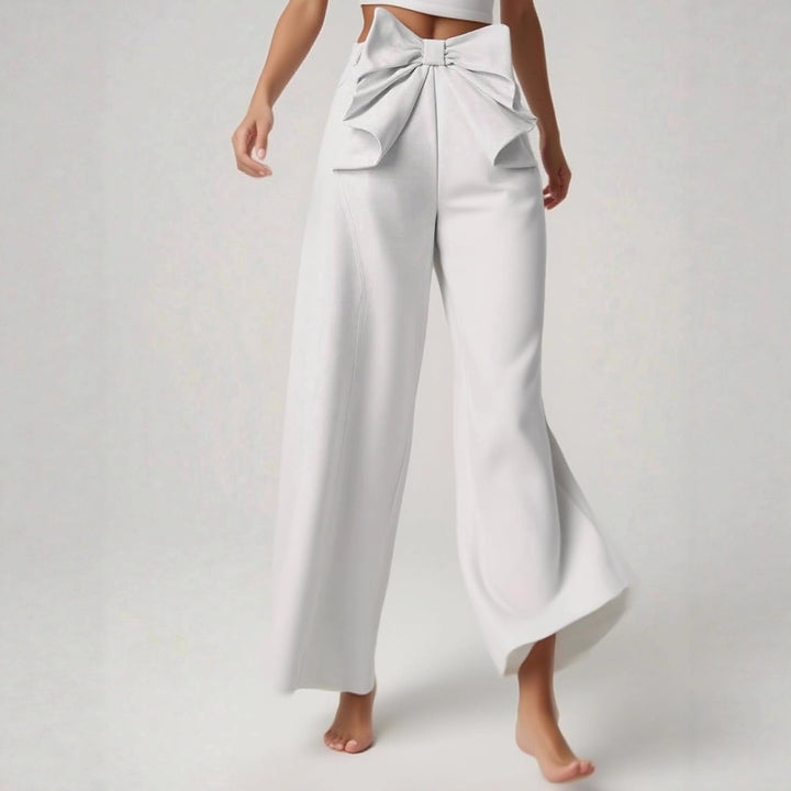 Wide culottes for women with a striking knot detail Lune London