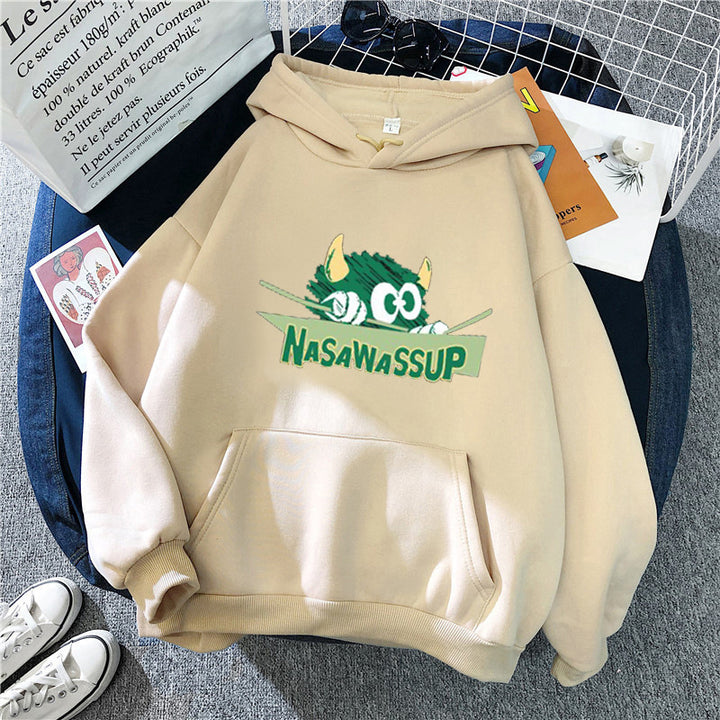 Women's hoodie with playful motif Chic & Stil