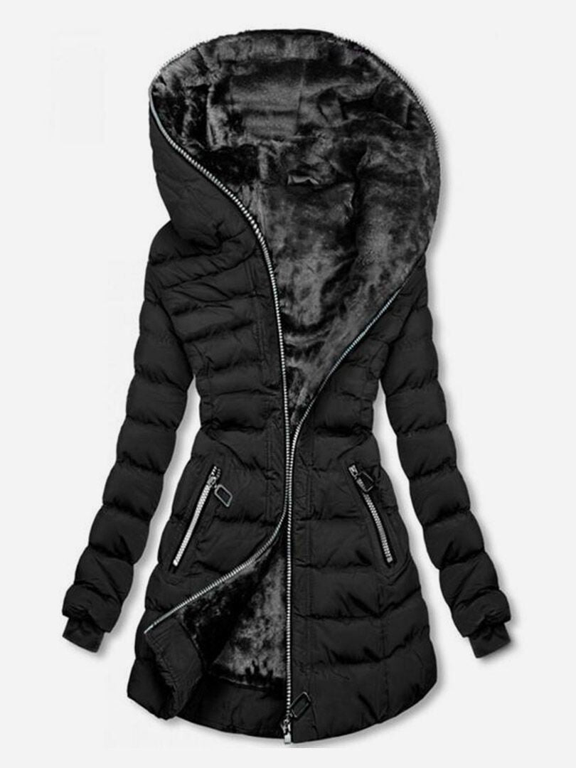 Quilted jacket for women with cozy lining and practical zipper Lune Londonl