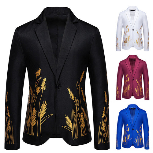 Veste élégante pour hommes avec broderies florales Lune London
