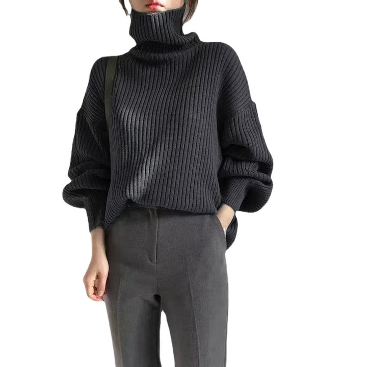 Ladies Thick Turtleneck Sweater Lune London