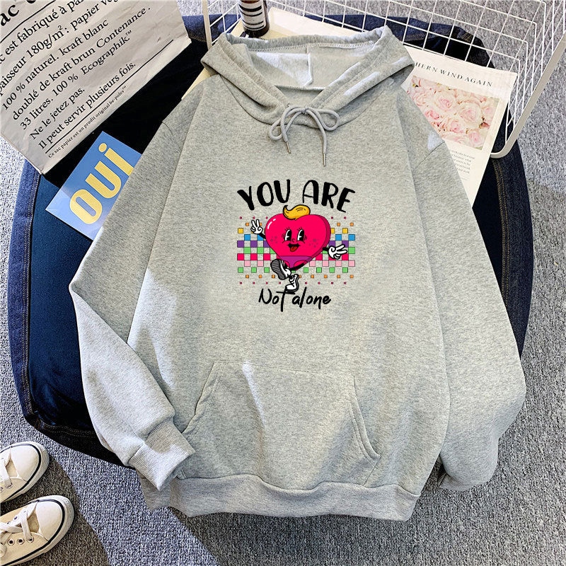 Women's hoodie with funny heart design Chic & Stil