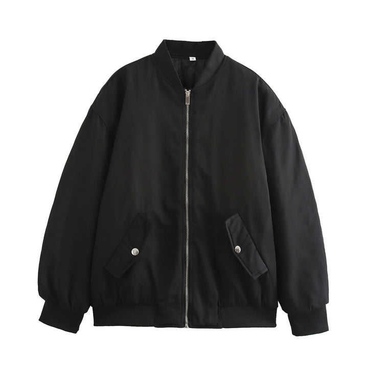 Casual bomber jacket for women with practical pockets and zipper Lune London